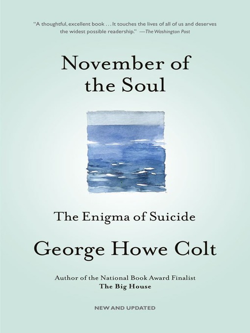 Title details for November of the Soul by George Howe Colt - Wait list